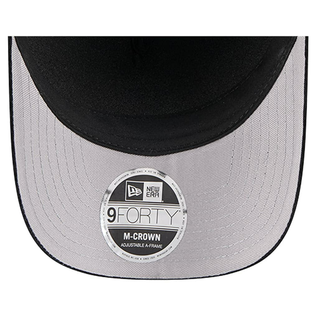 Las Vegas Raiders New Era Cord Corduroy 9FORTY A-Frame Adjustable Hat Black