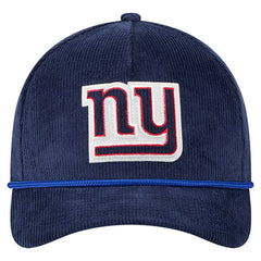 New York Giants New Era Cord Corduroy 9FORTY A-Frame Adjustable Hat Royal