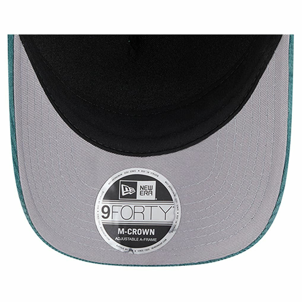 Philadelphia Eagles New Era Cord Corduroy 9FORTY A-Frame Adjustable Hat Midnight Green