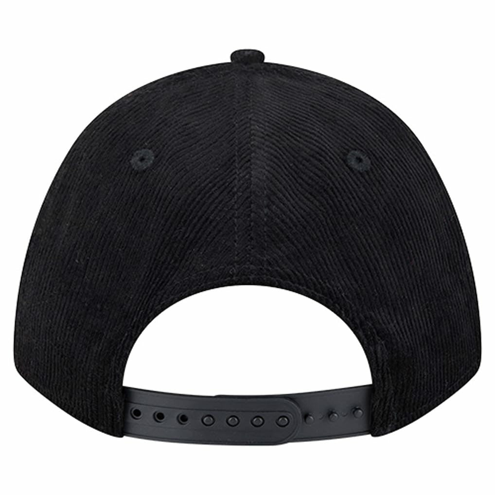 Pittsburgh Steelers New Era Cord Corduroy 9FORTY A-Frame Adjustable Hat Black