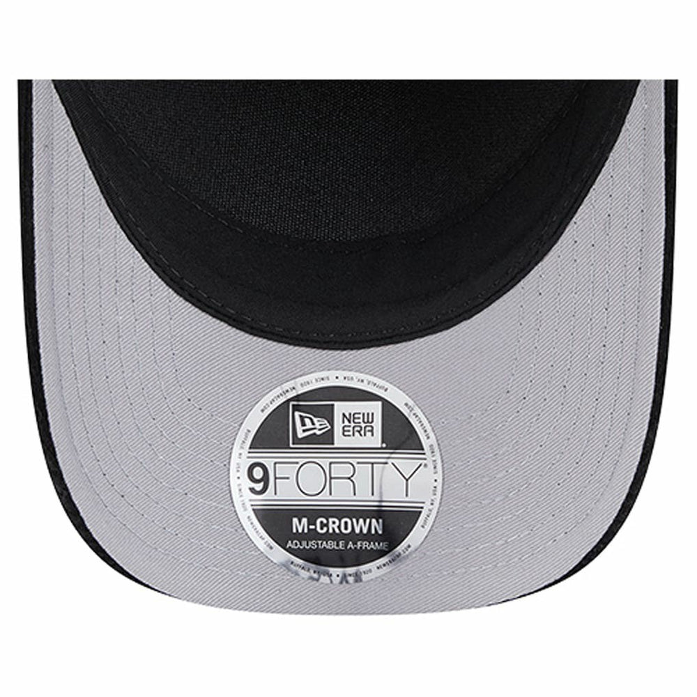 Pittsburgh Steelers New Era Cord Corduroy 9FORTY A-Frame Adjustable Hat Black