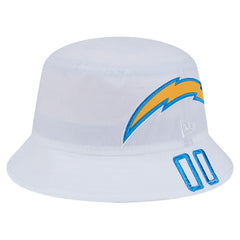 Los Angeles Chargers New Era Helmet Bucket Hat White