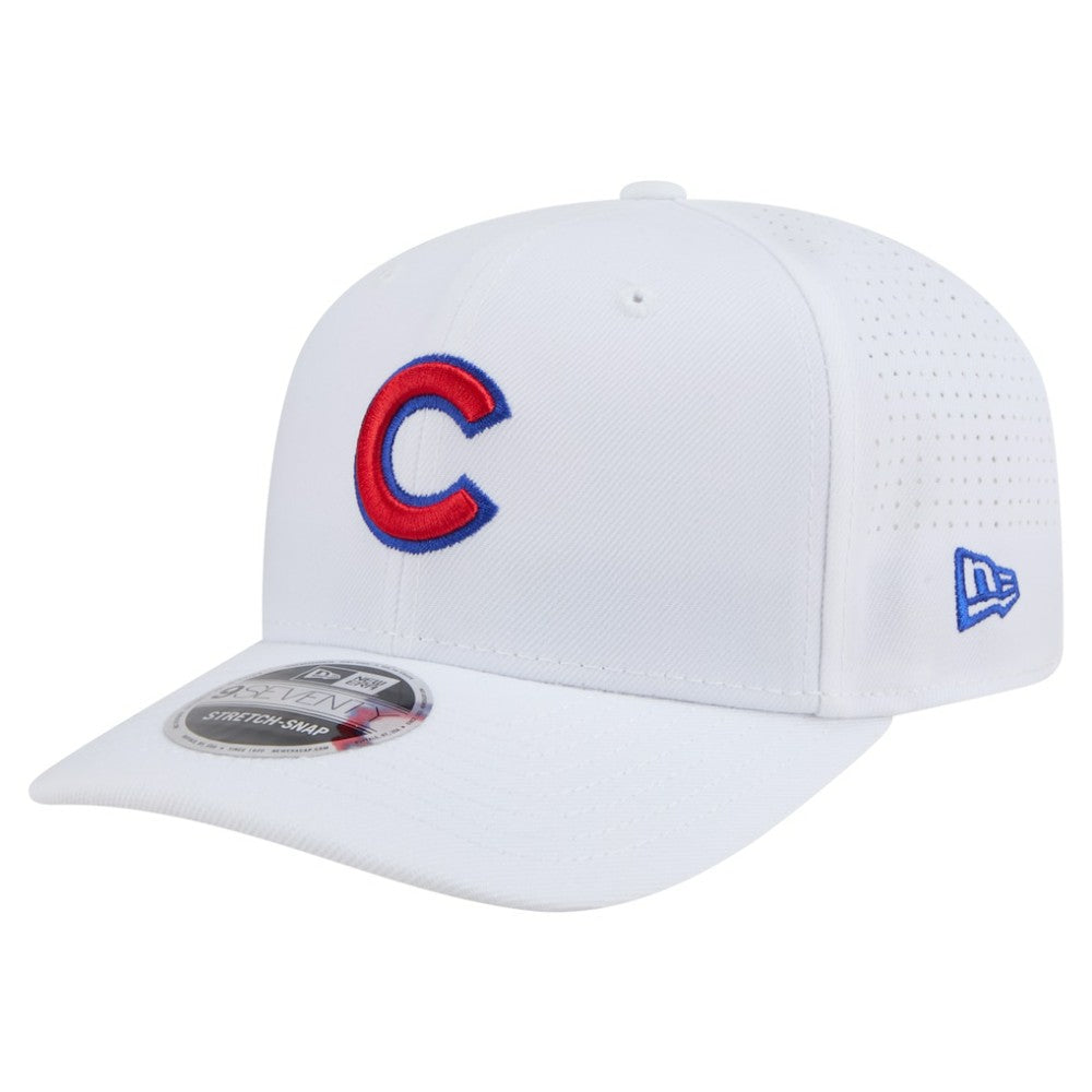 Chicago Cubs New Era COOLERA 9SEVENTY Adjustable Hat - White - New Era Discount
