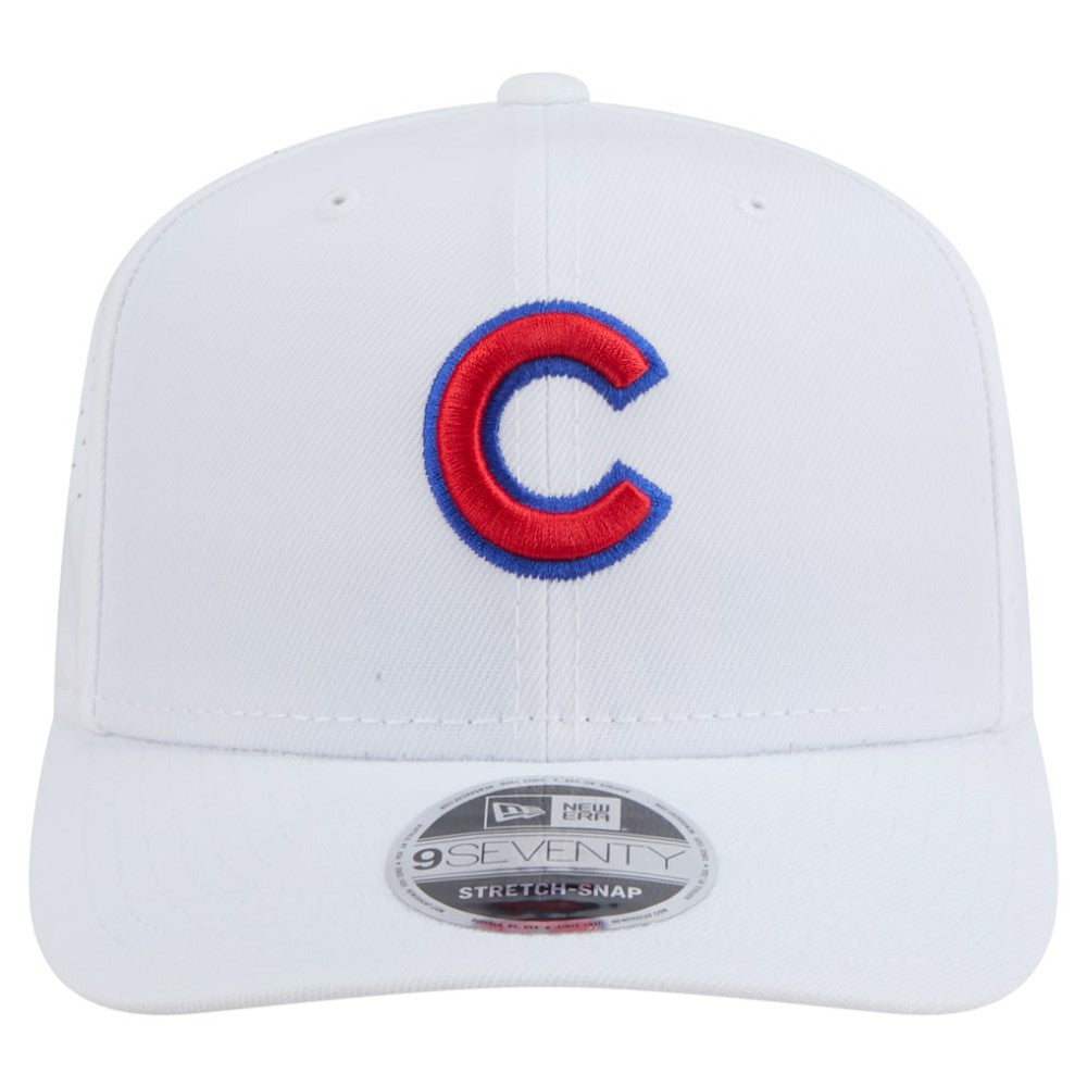 Chicago Cubs New Era COOLERA 9SEVENTY Adjustable Hat - White - New Era Discount