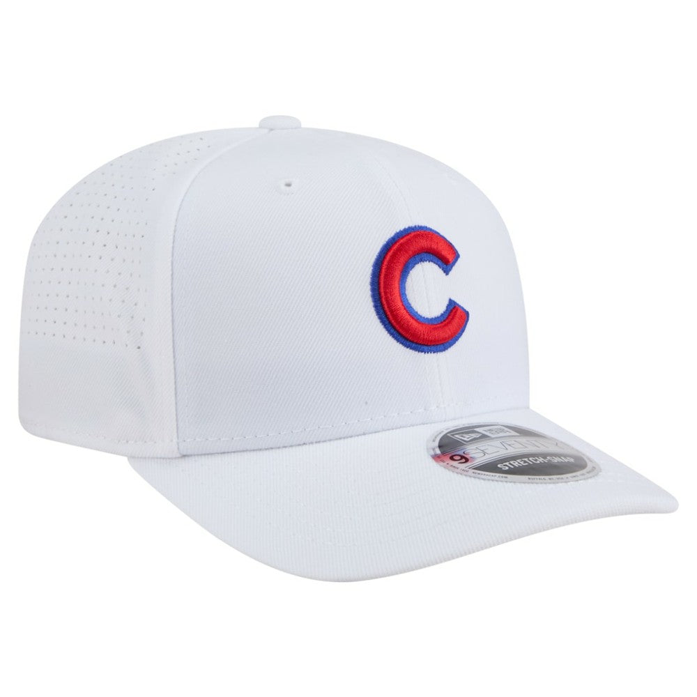 Chicago Cubs New Era COOLERA 9SEVENTY Adjustable Hat - White - New Era Discount