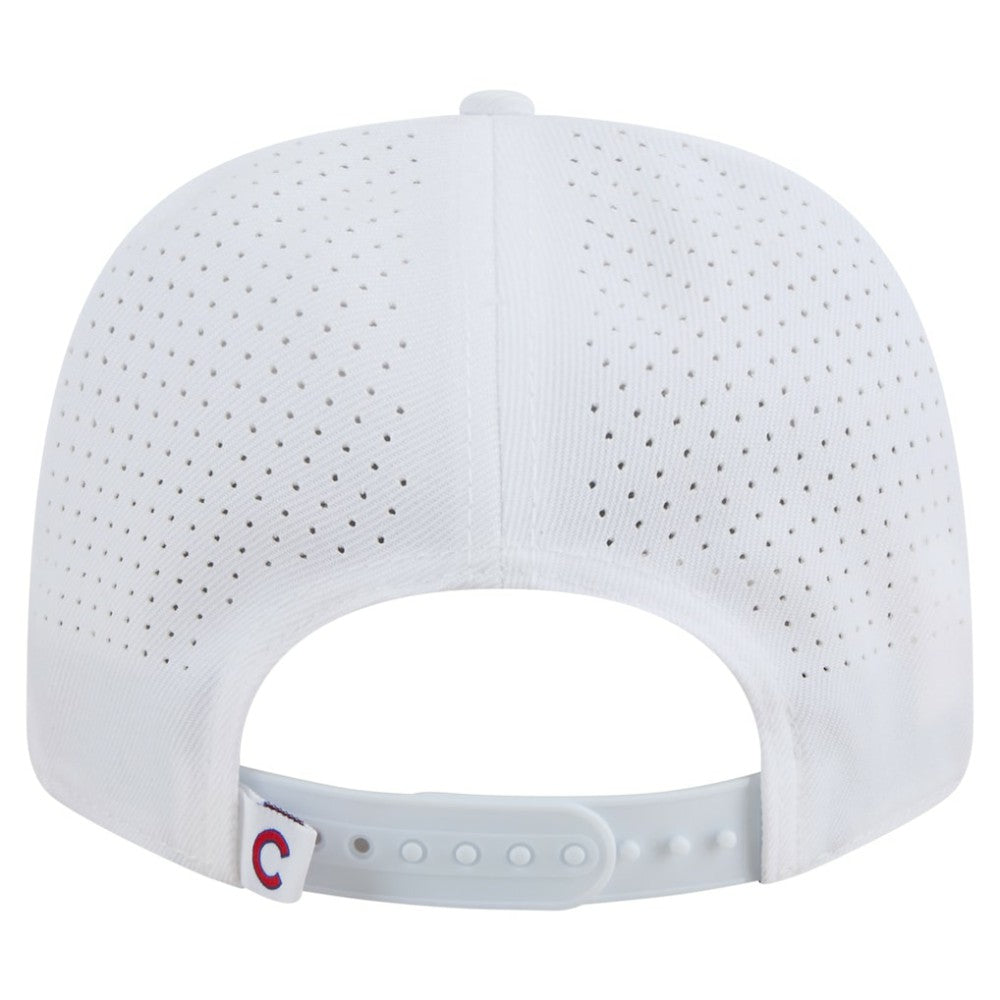 Chicago Cubs New Era COOLERA 9SEVENTY Adjustable Hat - White - New Era Discount