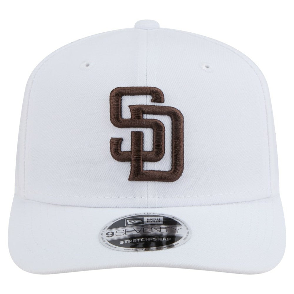 San Diego Padres New Era COOLERA 9SEVENTY Adjustable Hat - White - New Era Sale