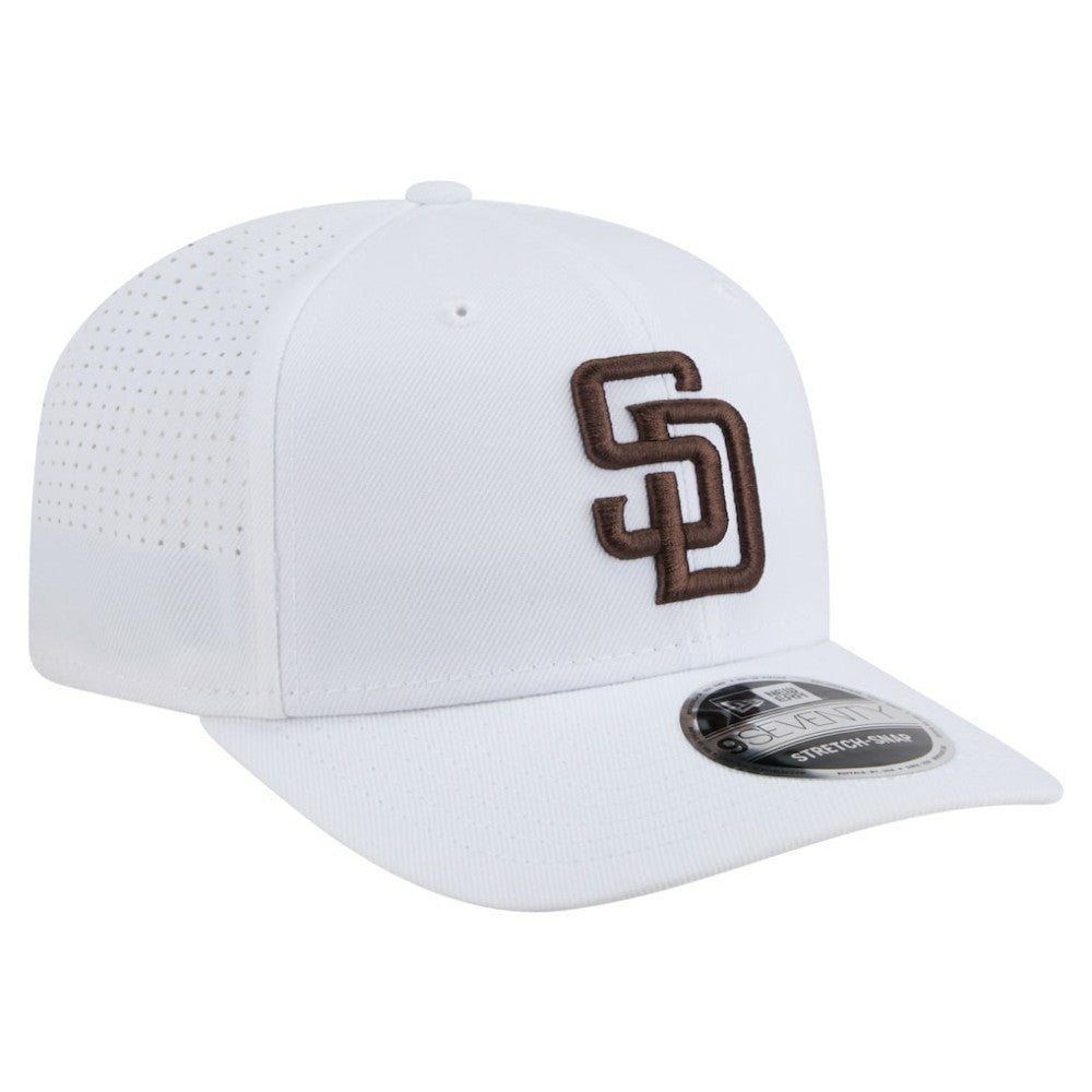 San Diego Padres New Era COOLERA 9SEVENTY Adjustable Hat - White - New Era Sale