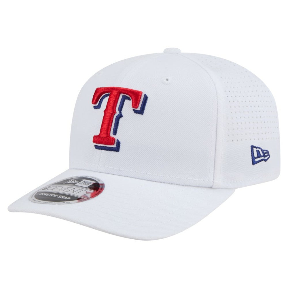 Texas Rangers New Era COOLERA 9SEVENTY Adjustable Hat - White - New Era on Sale