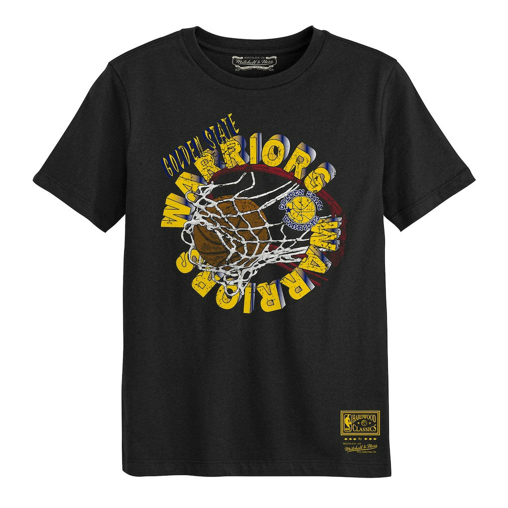 Golden State Warriors Preschool In The Net T-Shirt for sale Black | Mitchell & Ness discount