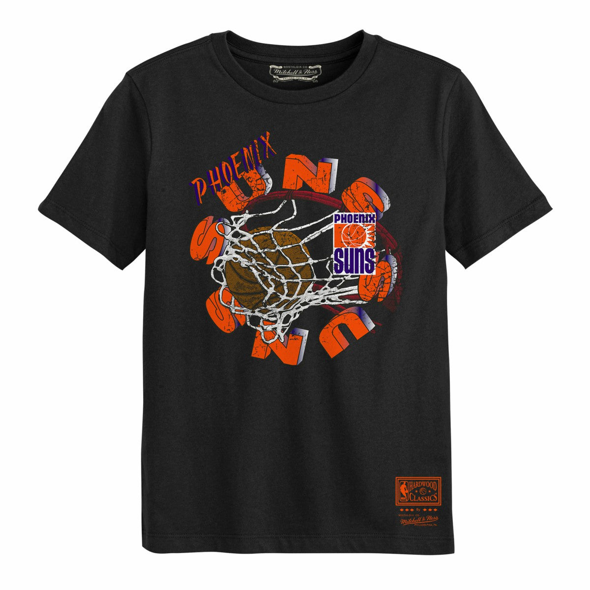Phoenix Suns Preschool In The Net T-Shirt Black | Mitchell & Ness discount