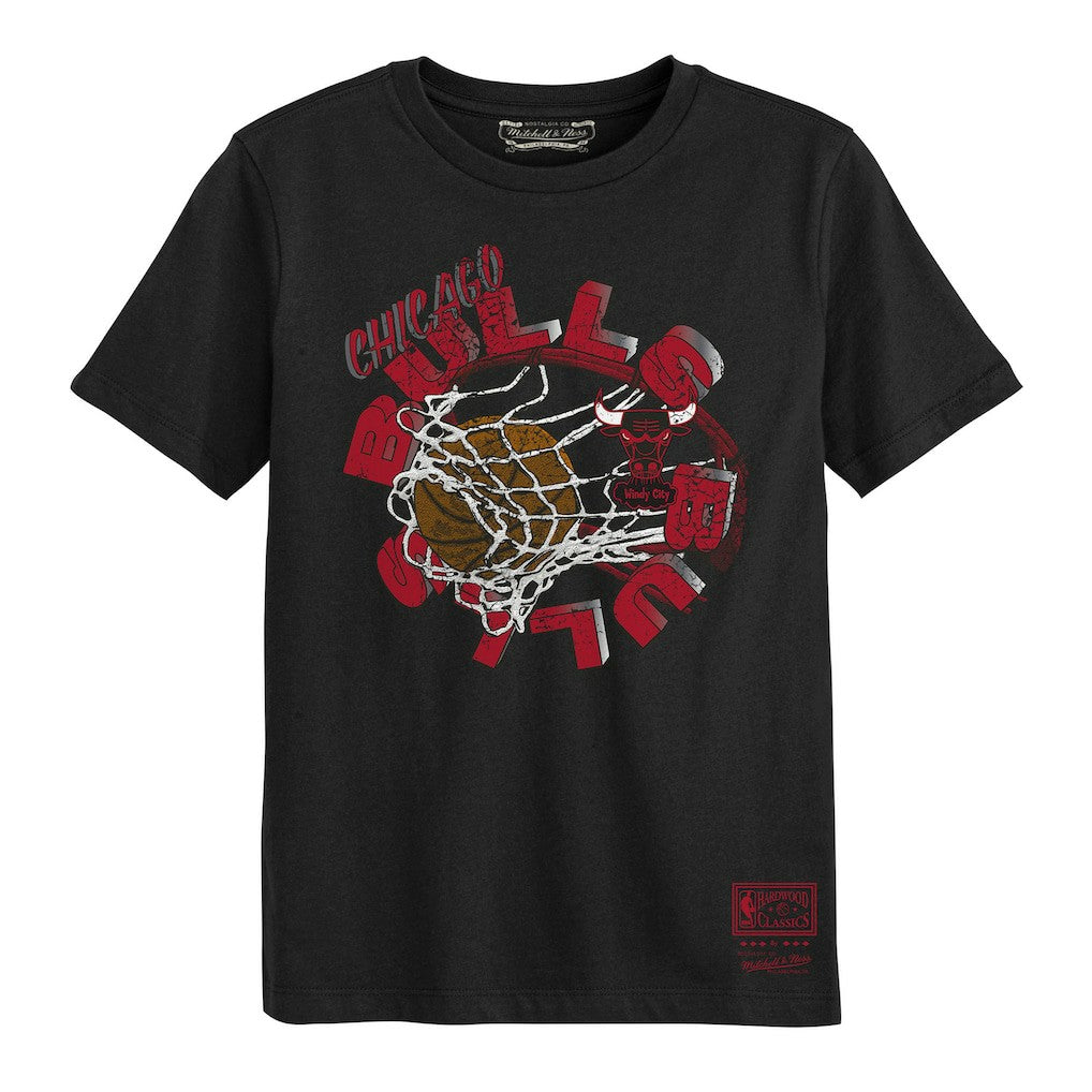 Chicago Bulls Preschool In The Net T-Shirt for sale Black | Mitchell & Ness