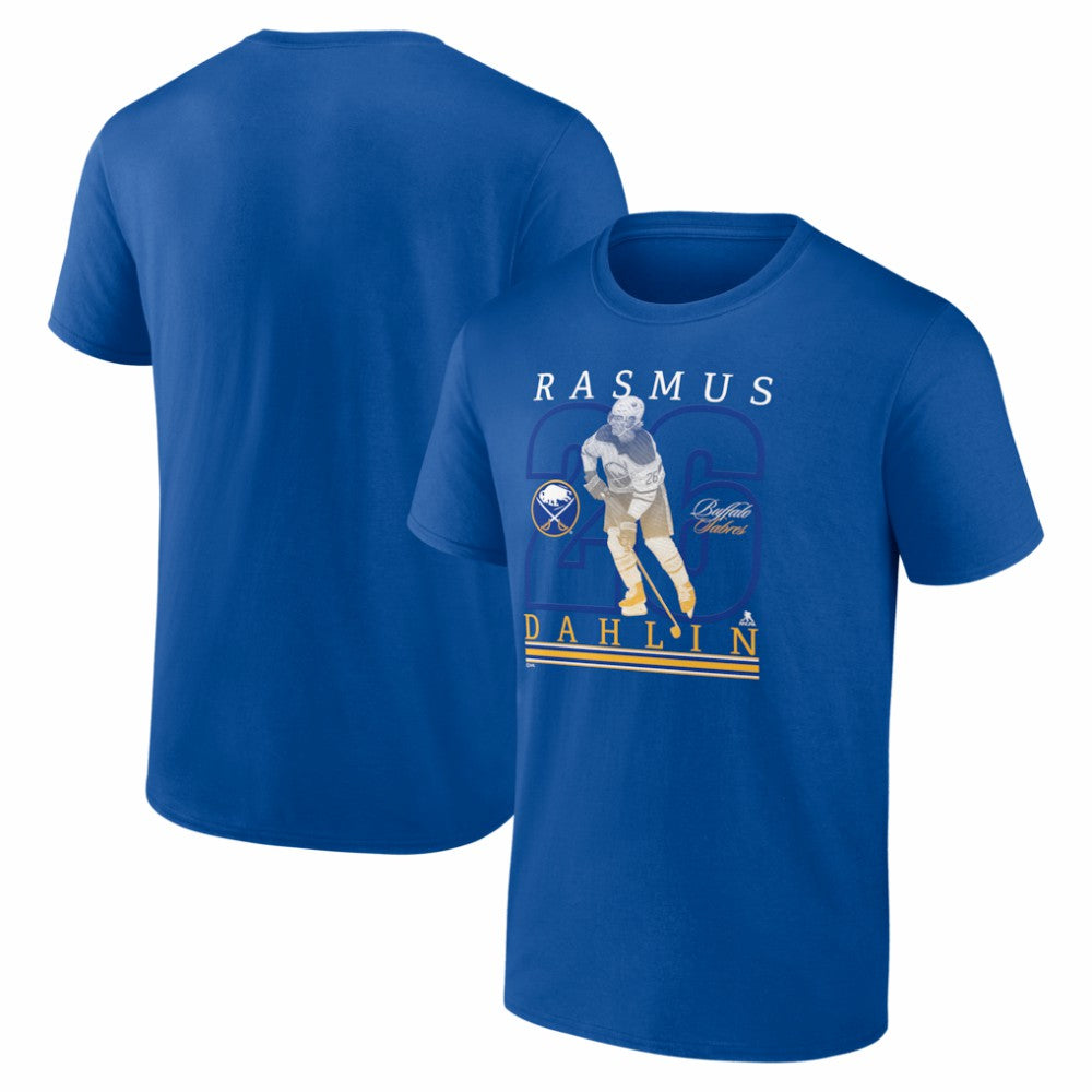 Rasmus Dahlin Buffalo Sabres Player Show T-Shirt - Royal - NHL 202742474