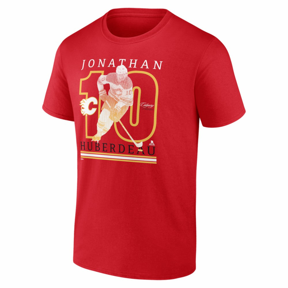Jonathan Huberdeau Calgary Flames Player Show T-Shirt - Red - NHL 202742479