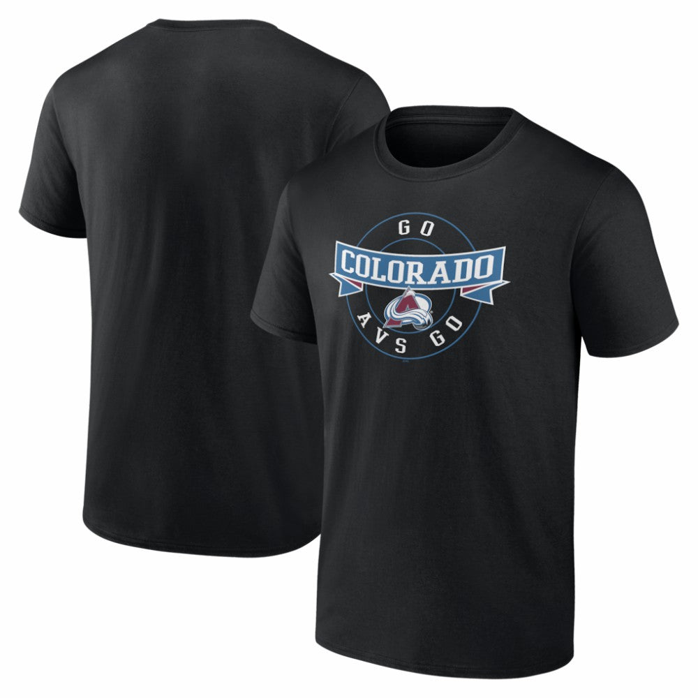 Colorado Avalanche Honor Circle T-Shirt - Black - NHL 202742497