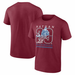 Nathan MacKinnon Colorado Avalanche Player Show T-Shirt - Burgundy - NHL 202742498
