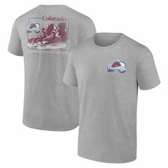 Colorado Avalanche Glory Skates T-Shirt - Heather Gray - NHL 202742502