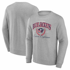 Columbus Blue Jackets Reign Supreme Pullover Sweatshirt - Gray - NHL 202742507