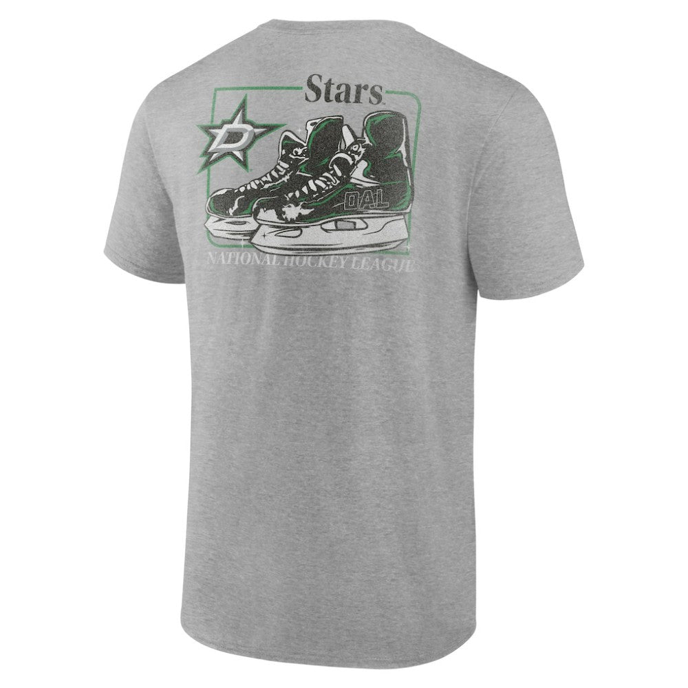 Dallas Stars Glory Skates T-Shirt - Heather Gray - NHL 202742513