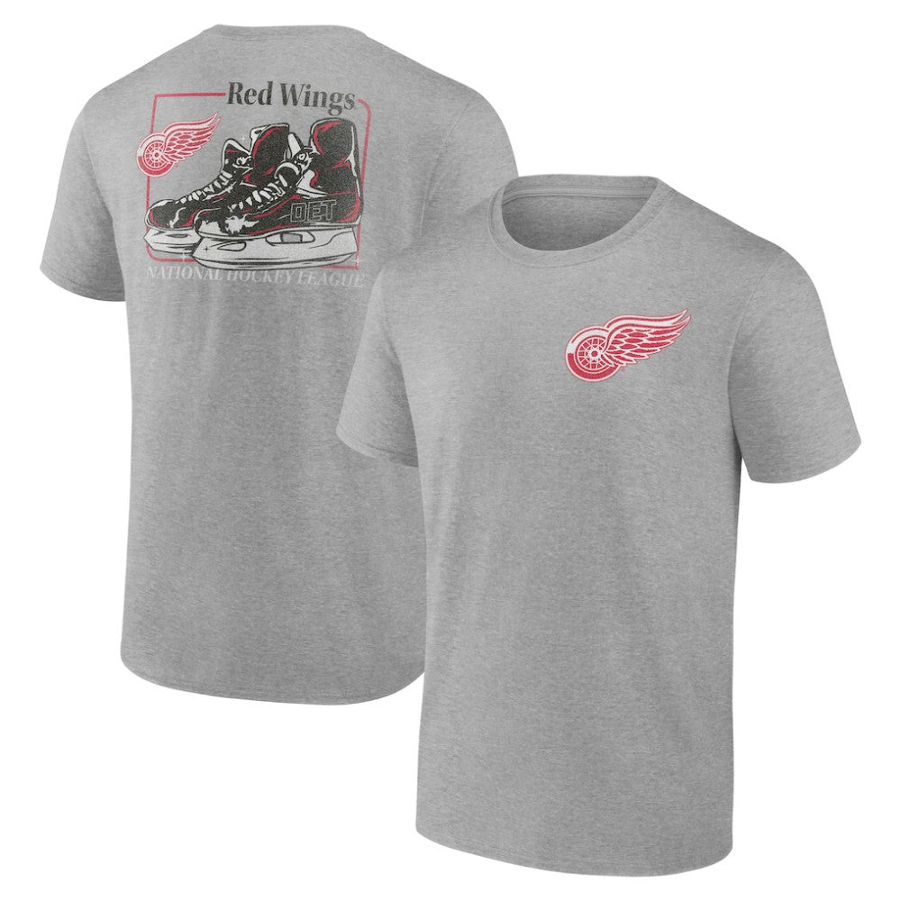 Detroit Red Wings Glory Skates T-Shirt - Heather Gray - NHL 202742519