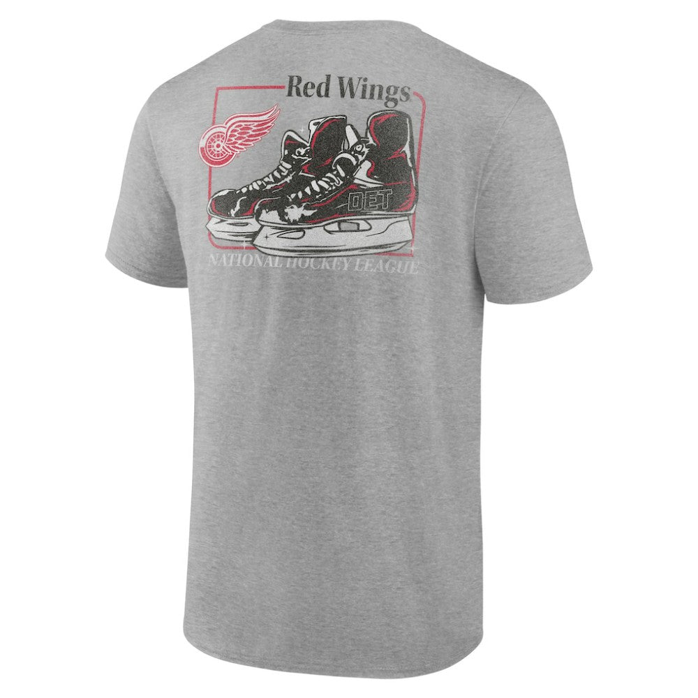 Detroit Red Wings Glory Skates T-Shirt - Heather Gray - NHL 202742519