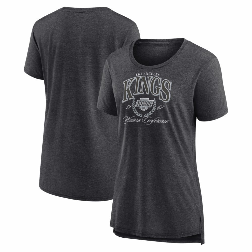 Los Angeles Kings Women's Reign Supreme Tri-Blend T-Shirt - Gray - NHL 202742535