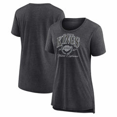 Los Angeles Kings Women's Reign Supreme Tri-Blend T-Shirt - Gray - NHL 202742535