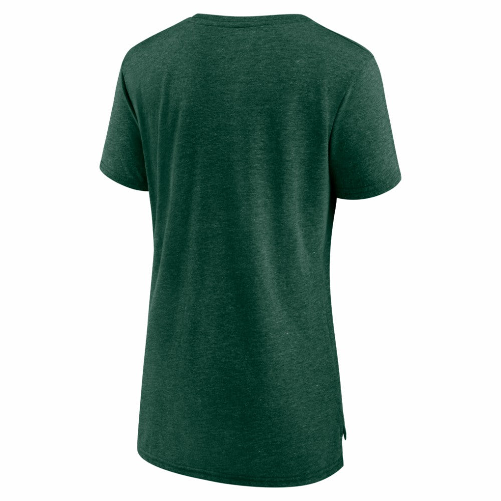 Minnesota Wild Women's Reign Supreme Tri-Blend T-Shirt - Green - NHL 202742540