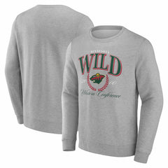 Minnesota Wild Reign Supreme Pullover Sweatshirt - Gray - NHL 202742541