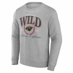 Minnesota Wild Reign Supreme Pullover Sweatshirt - Gray - NHL 202742541