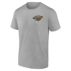 Minnesota Wild Glory Skates T-Shirt - Heather Gray - NHL 202742542