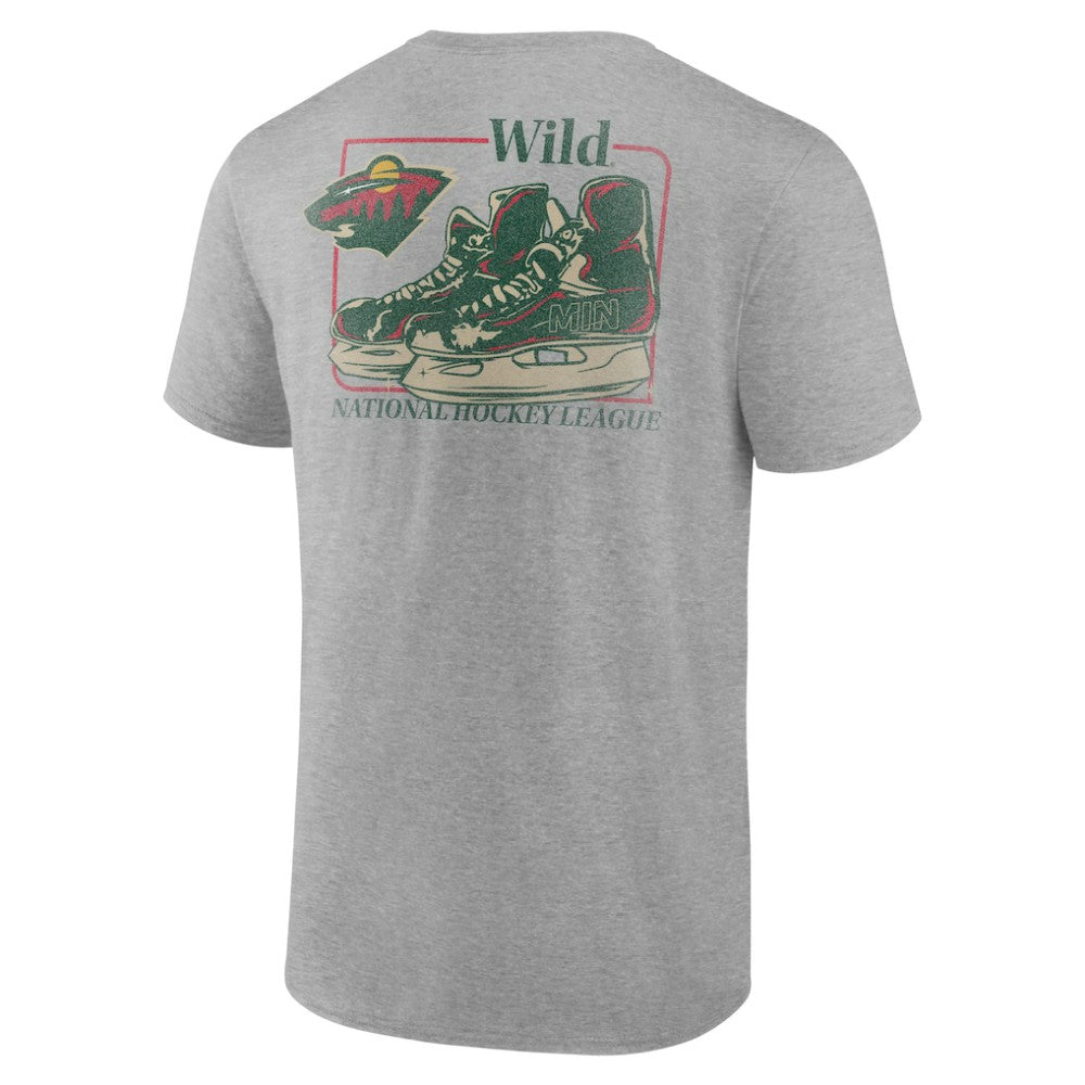 Minnesota Wild Glory Skates T-Shirt - Heather Gray - NHL 202742542