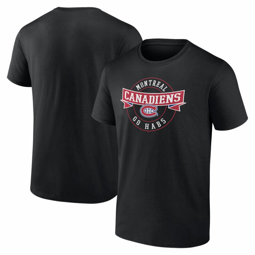 Montreal Canadiens Honor Circle T-Shirt - Black - NHL 202742546