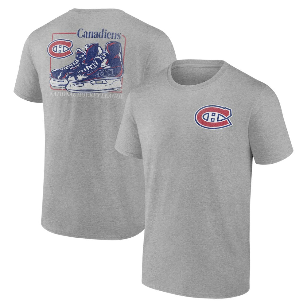 Montreal Canadiens Glory Skates T-Shirt - Heather Gray - NHL 202742548