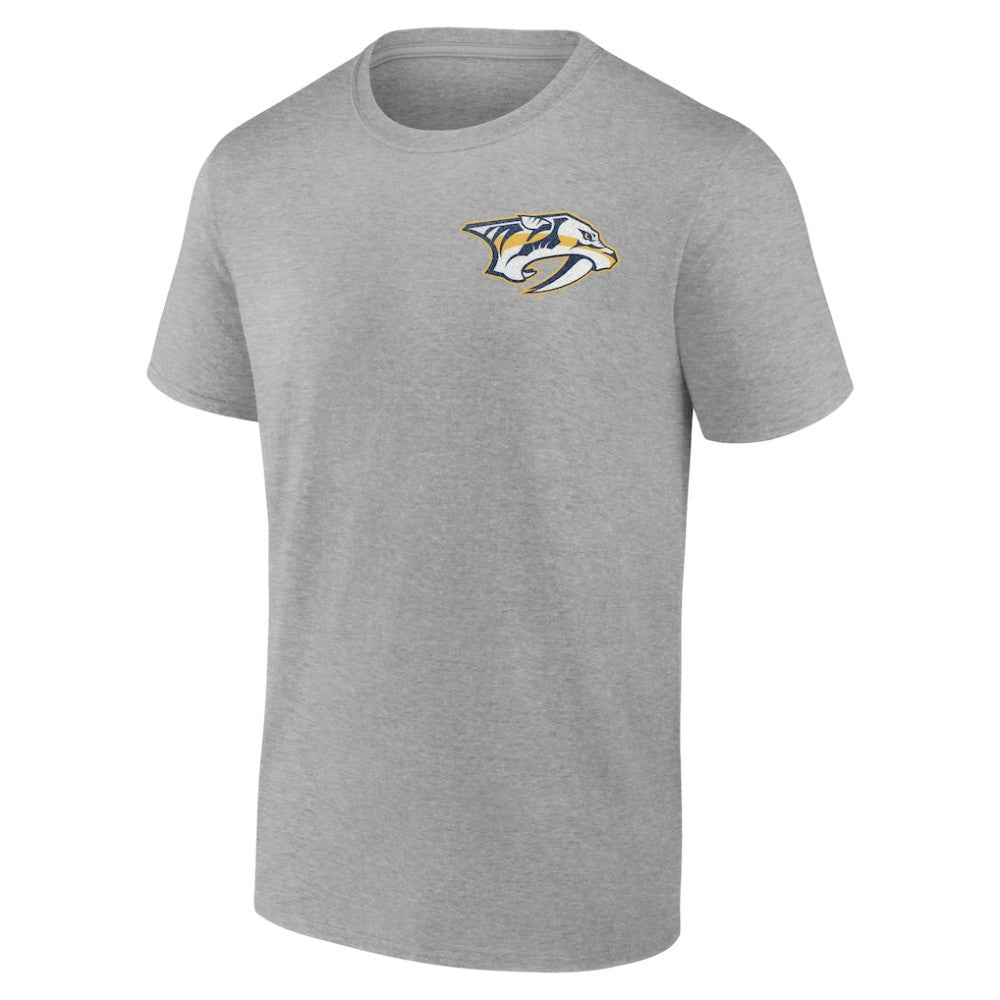 Nashville Predators Glory Skates T-Shirt - Heather Gray - NHL 202742552