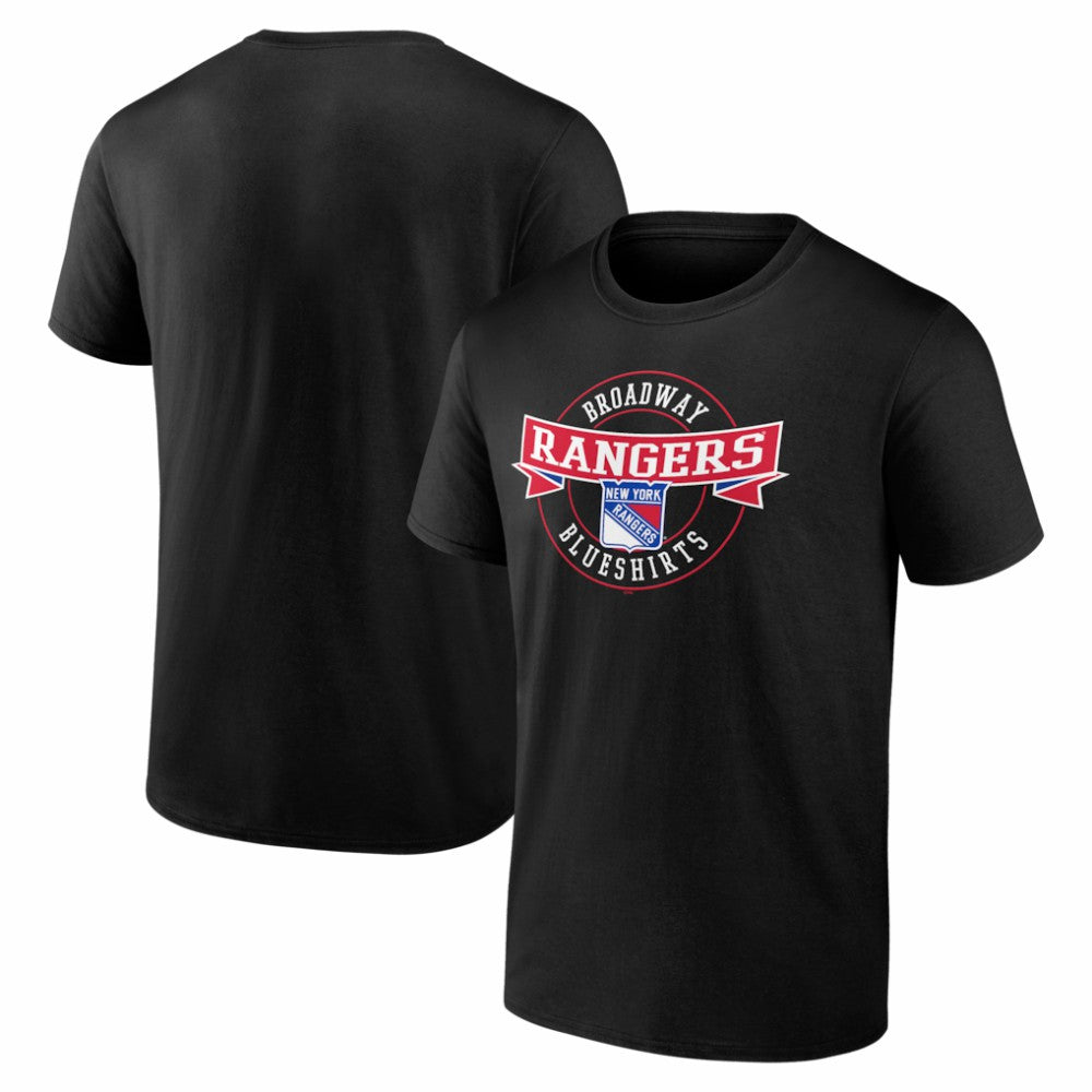 New York Rangers Honor Circle T-Shirt - Black - NHL 202742564