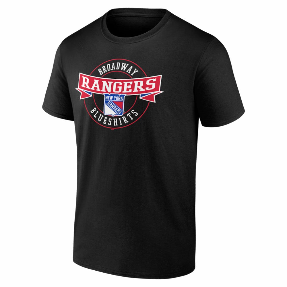 New York Rangers Honor Circle T-Shirt - Black - NHL 202742564