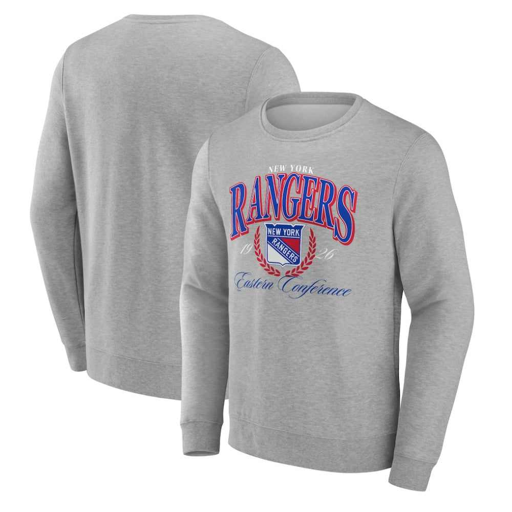 New York Rangers Reign Supreme Pullover Sweatshirt - Gray - NHL 202742569