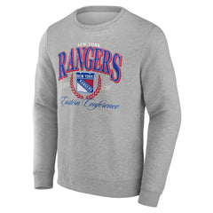 New York Rangers Reign Supreme Pullover Sweatshirt - Gray - NHL 202742569