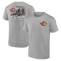 Ottawa Senators Glory Skates T-Shirt - Heather Gray - NHL 202742576
