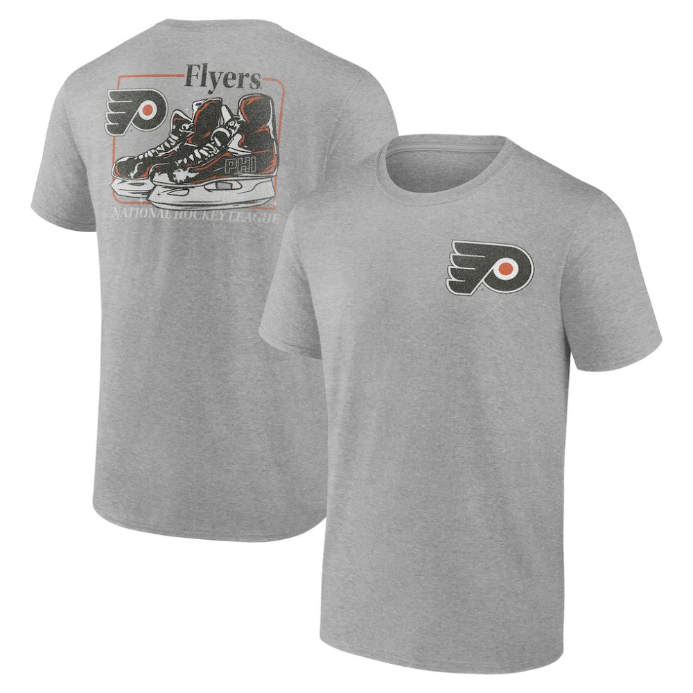 Philadelphia Flyers Glory Skates T-Shirt - Heather Gray - NHL 202742580
