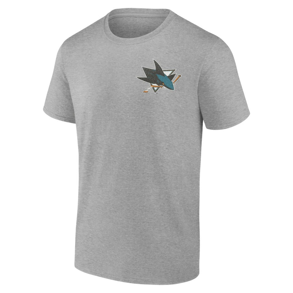 San Jose Sharks Glory Skates T-Shirt - Heather Gray - NHL 202742592
