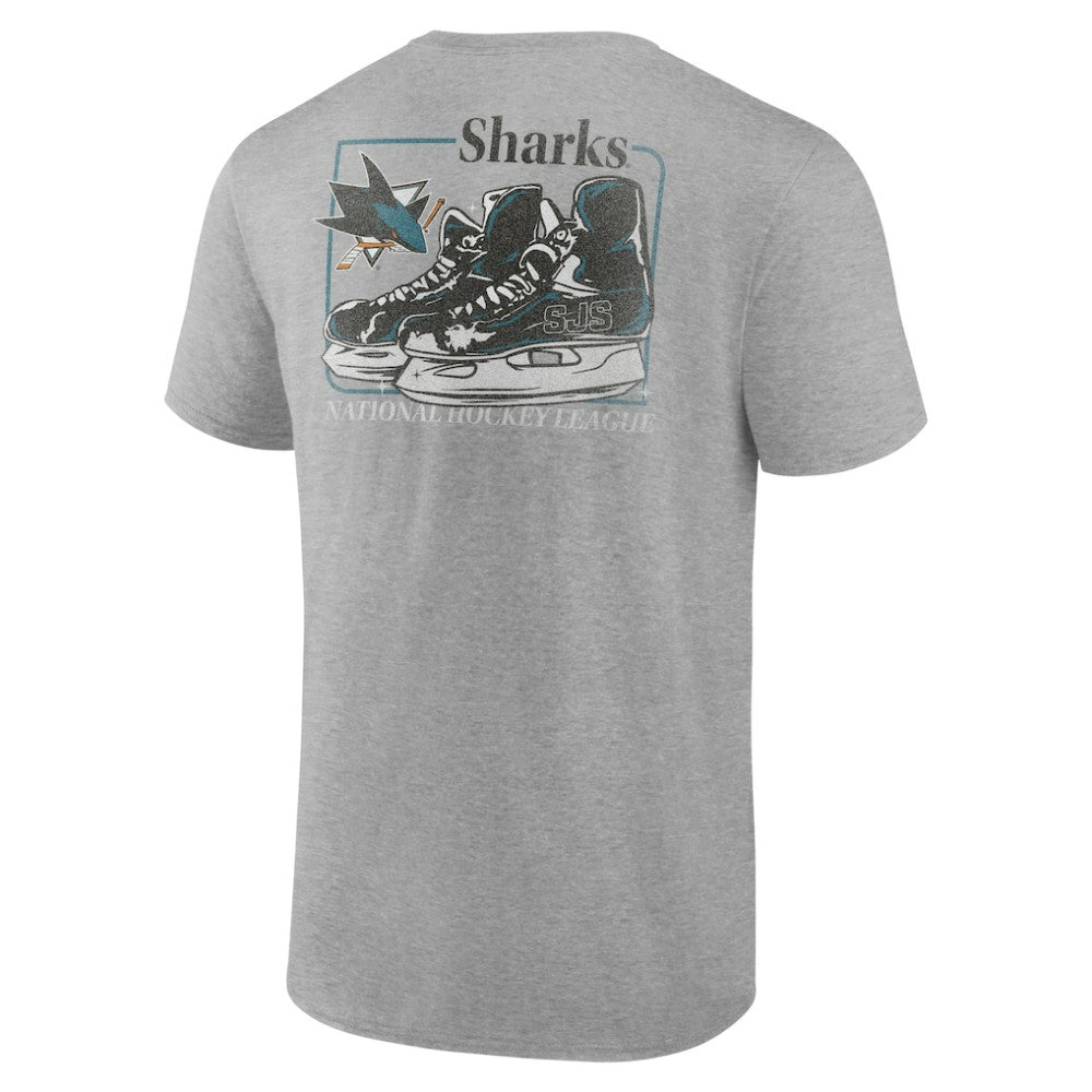 San Jose Sharks Glory Skates T-Shirt - Heather Gray - NHL 202742592