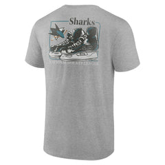 San Jose Sharks Glory Skates T-Shirt - Heather Gray - NHL 202742592