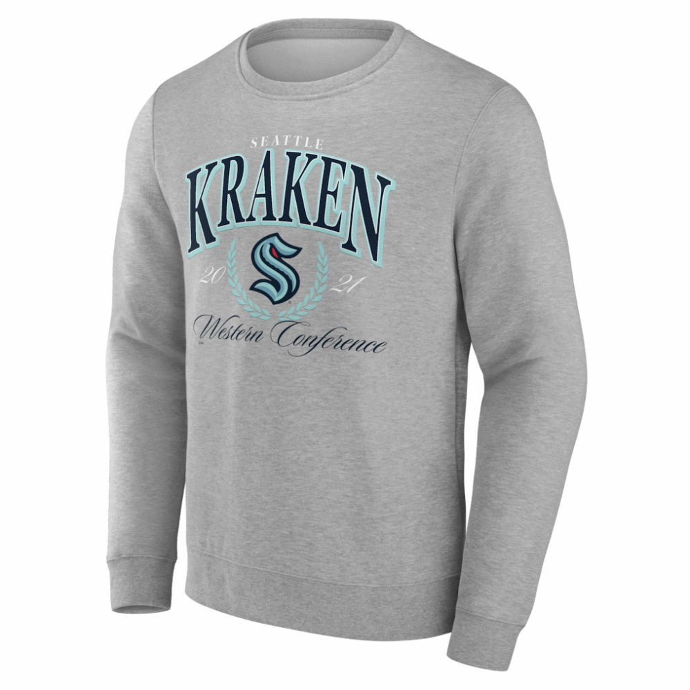 Seattle Kraken Reign Supreme Pullover Sweatshirt - Gray - NHL 202742594