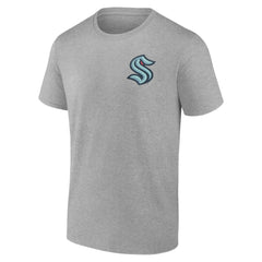 Seattle Kraken Glory Skates T-Shirt - Heather Gray - NHL 202742595