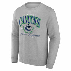 Vancouver Canucks Reign Supreme Pullover Sweatshirt - Gray - NHL 202742625
