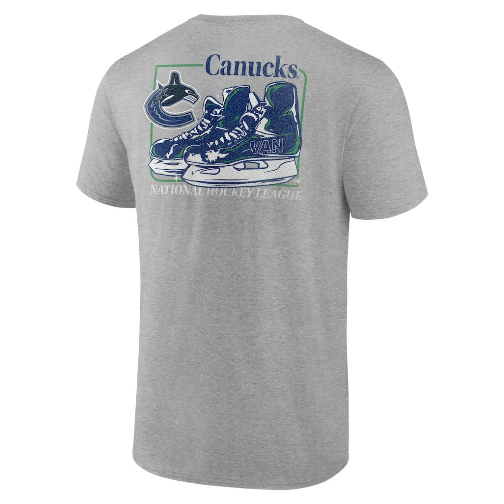 Vancouver Canucks Glory Skates T-Shirt - Heather Gray - NHL 202742626