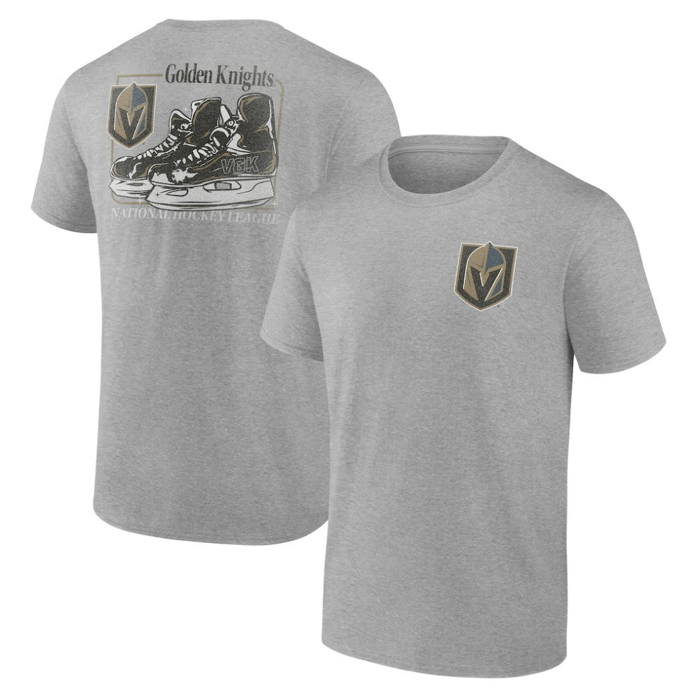Vegas Golden Knights Glory Skates T-Shirt - Heather Gray - NHL 202742632