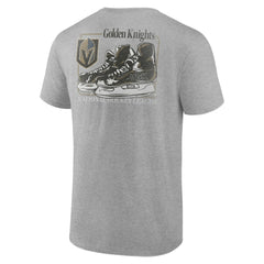 Vegas Golden Knights Glory Skates T-Shirt - Heather Gray - NHL 202742632